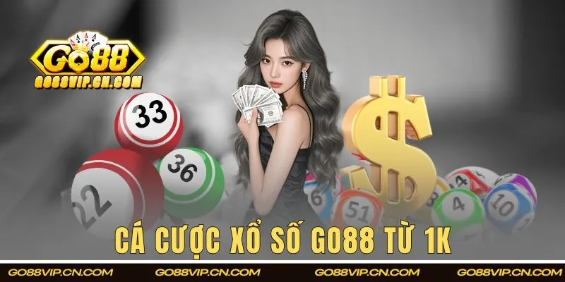 Tham gia chơi xổ số GO88 với cược từ 1K