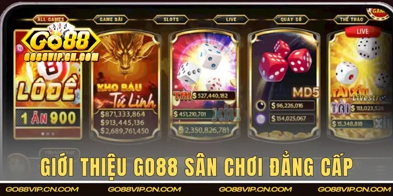 Giới thiệu GO88 - sân chơi đẳng cấp